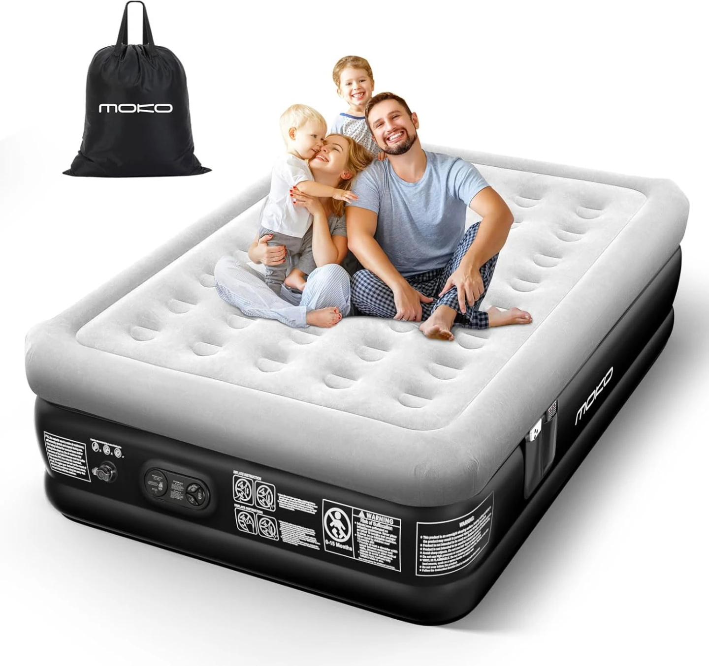 BNIB - MoKo Air Mattress Queen with Built in Pump