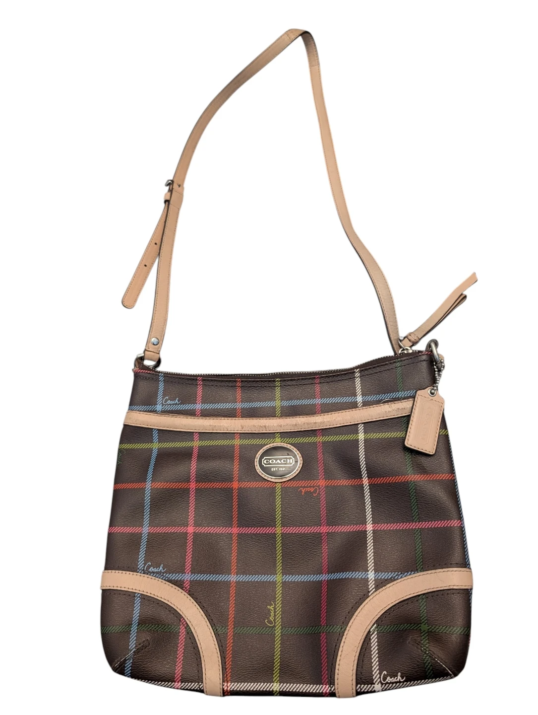 Coach Plaid Crossbody Bag ⚽