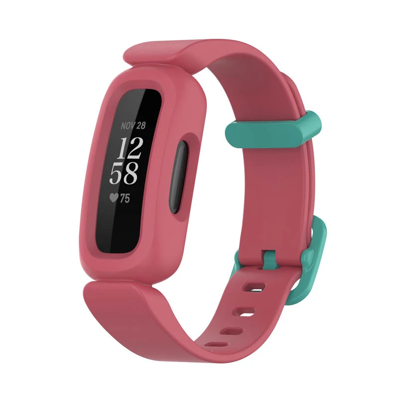 Kids Fitbit (older model) pink strap with charger