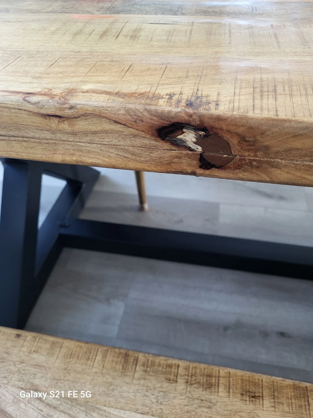 Ashley Solid Wood Dining Table and Bench Set - photo 4