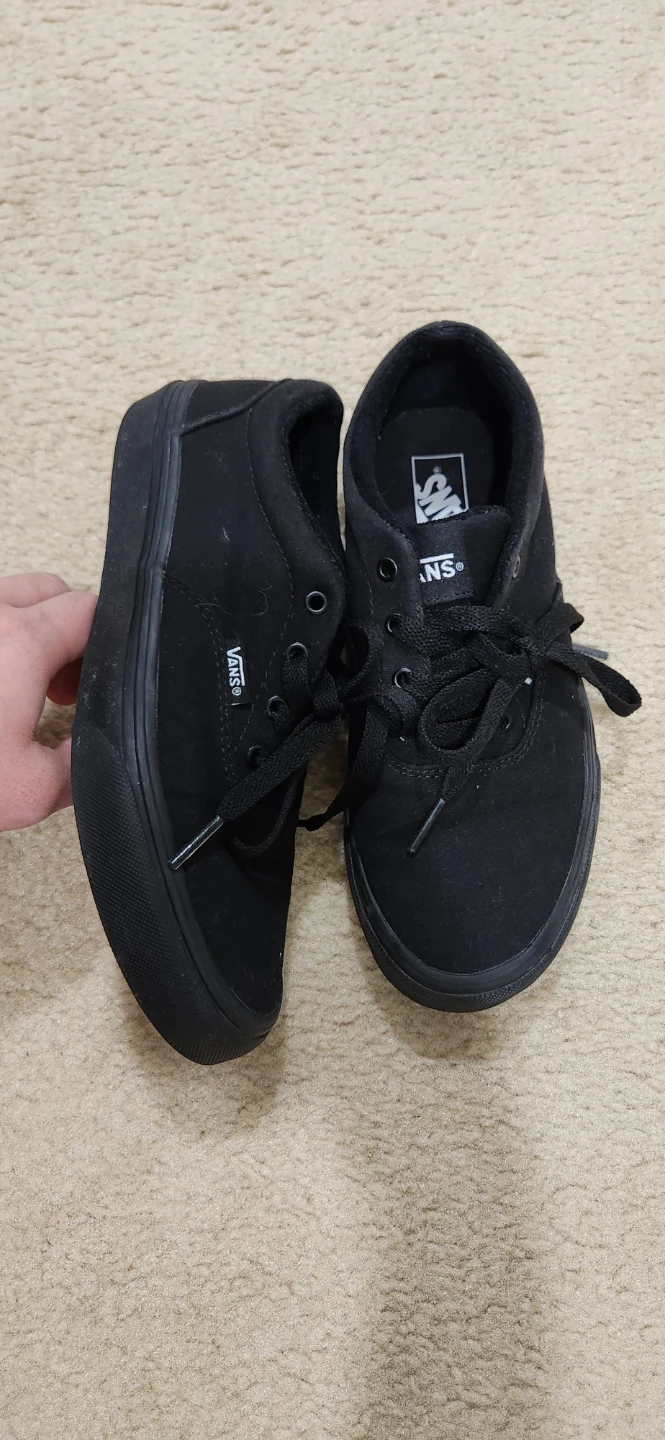 Vans Youth Black Sneakers