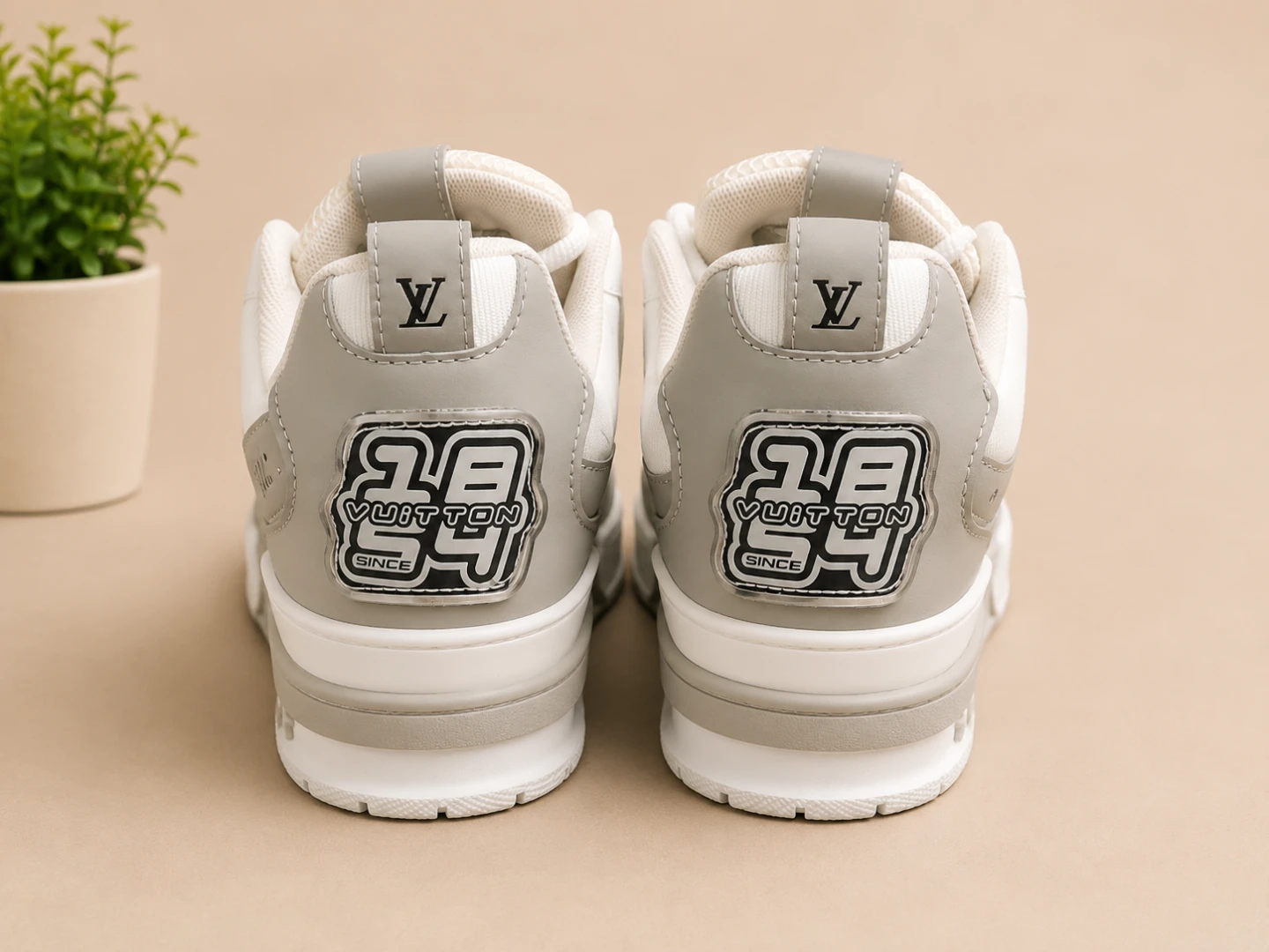 White & Grey Fashion Sneakers - photo 3