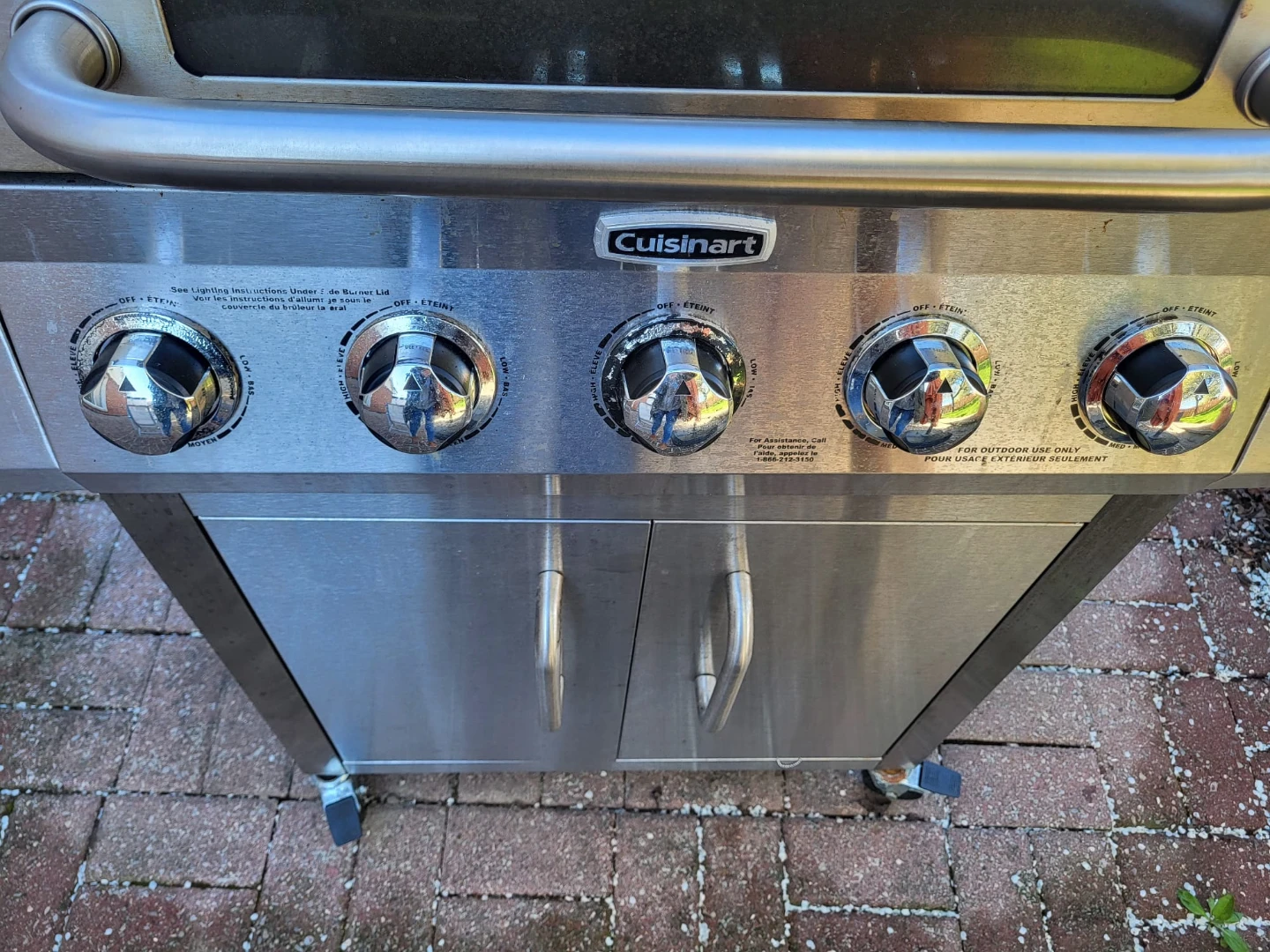 Cuisinart 5-Burner Propane Gas Grill with Side Burner - photo 5