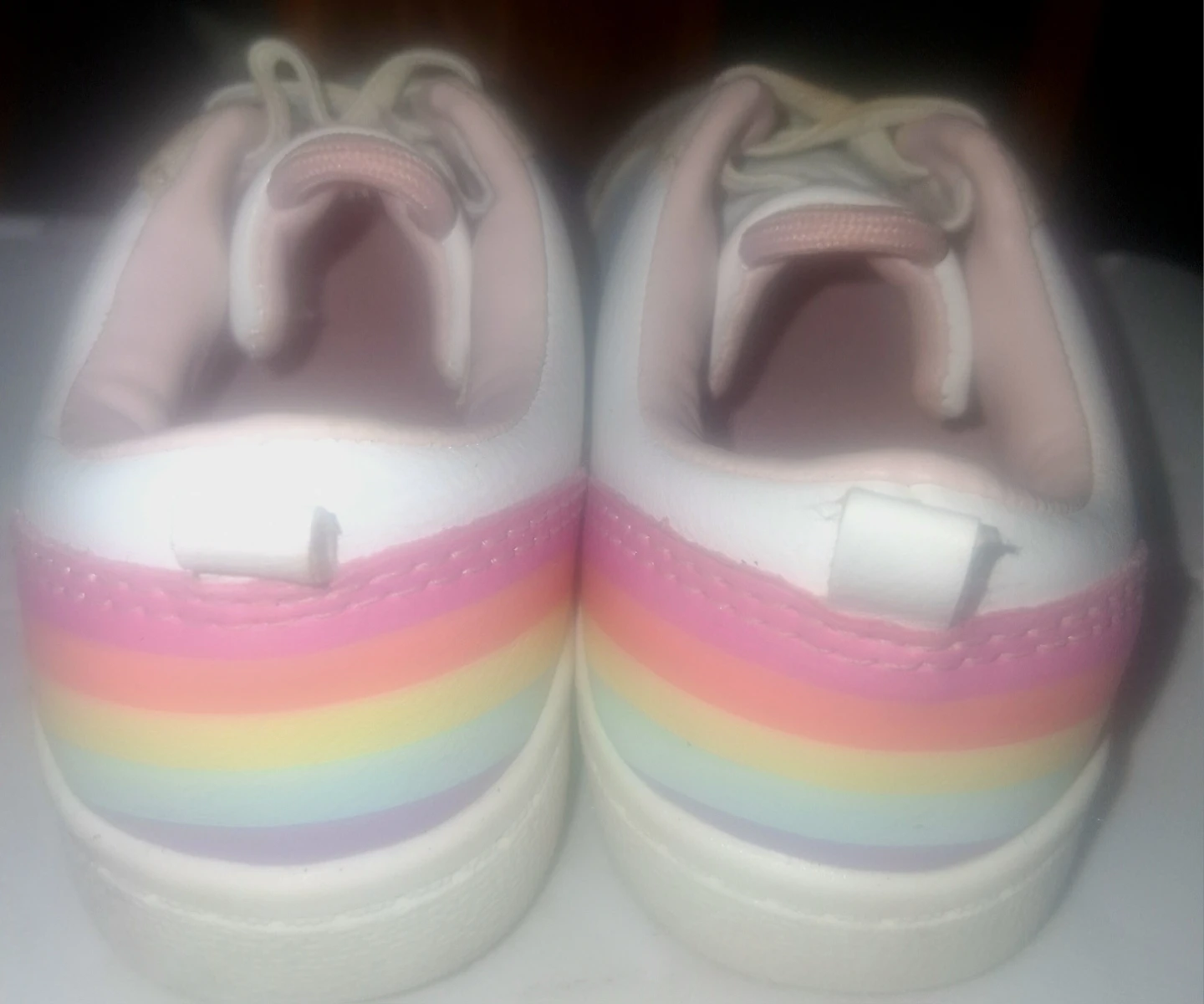 Carter's White Rainbow Sneakers US10M - photo 3