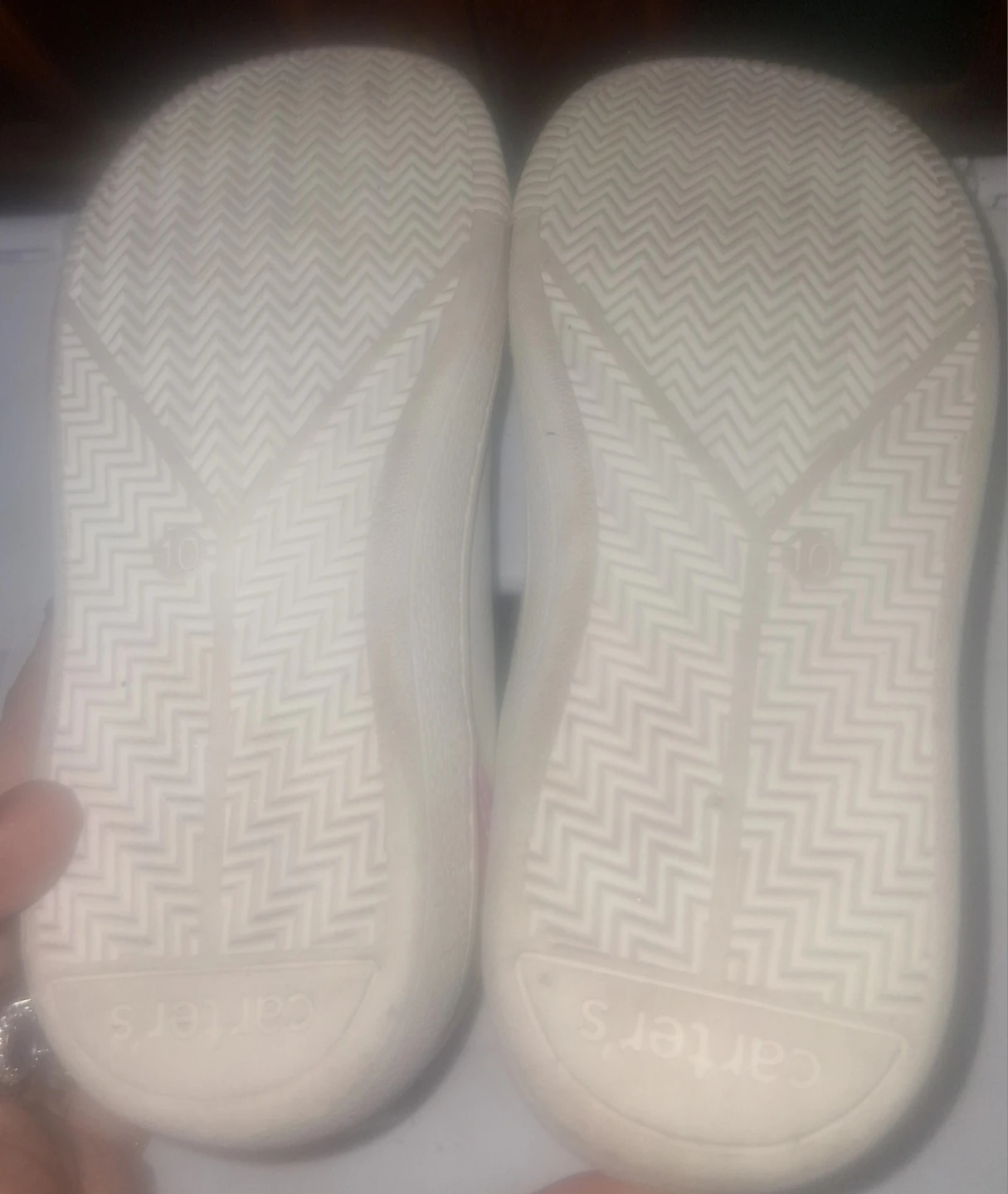 Carter's White Rainbow Sneakers US10M - photo 4