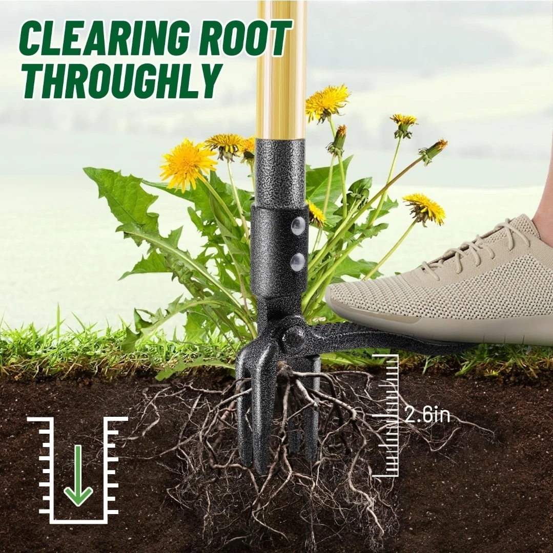 Weed Puller Dandelion Removal Tool 43.7in - photo 3