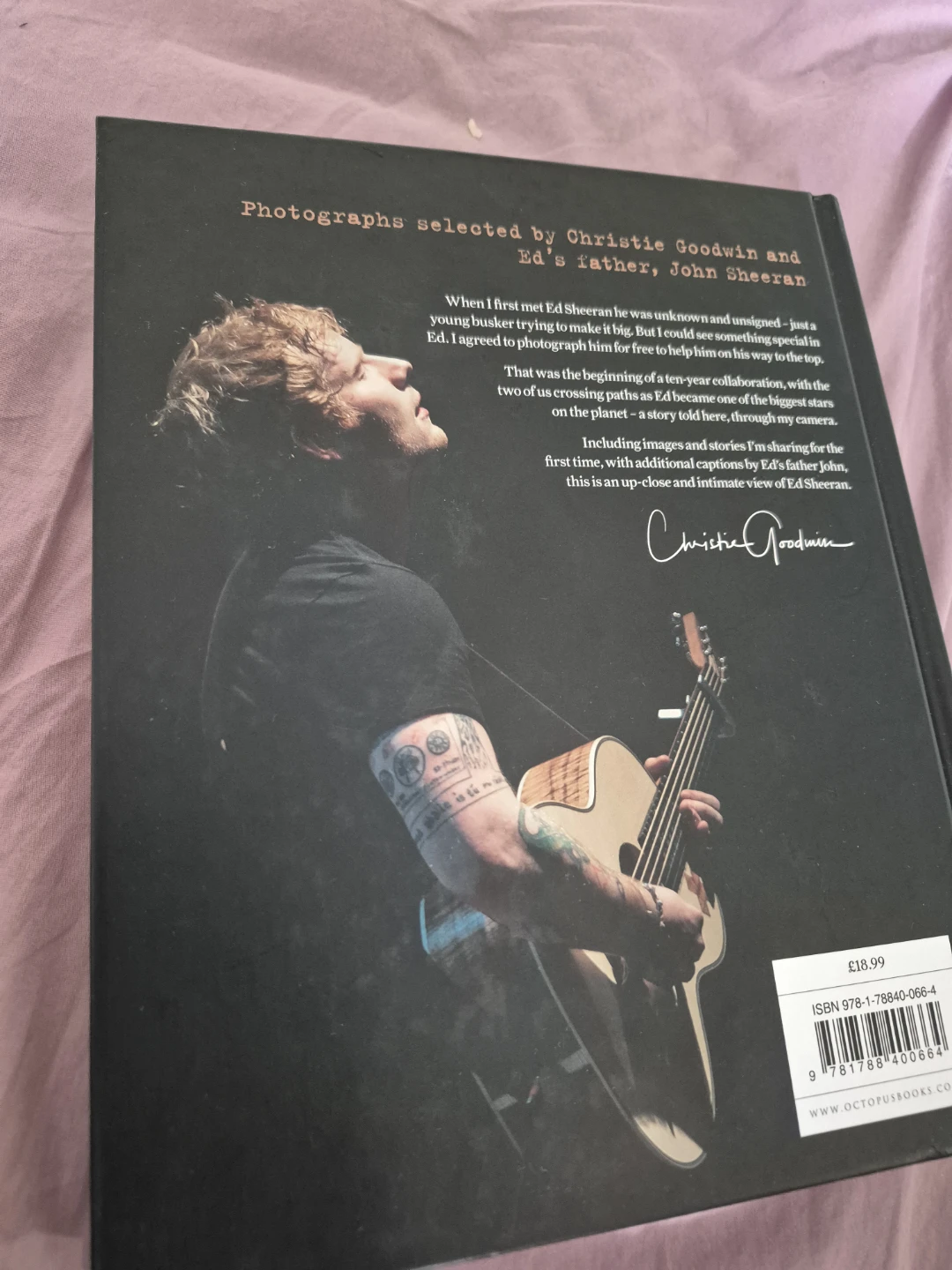 ⚽ Ed Sheeran Memories We Made Book by Christie Goodwin - photo 3