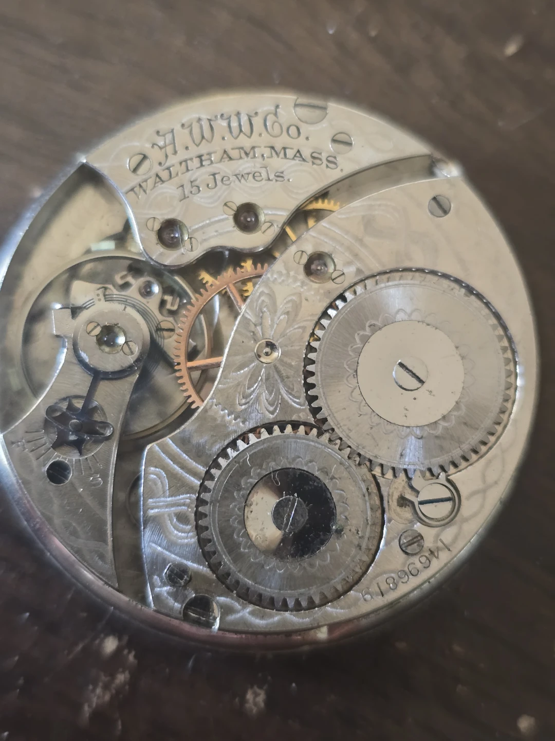 Waltham Pocket Watch Movement - photo 3
