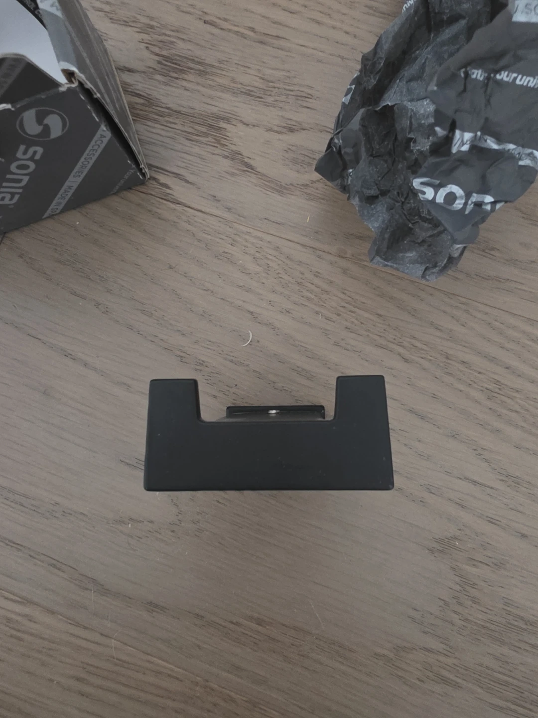 Sonia S-Cube Double Robe Hook - Black - photo 2