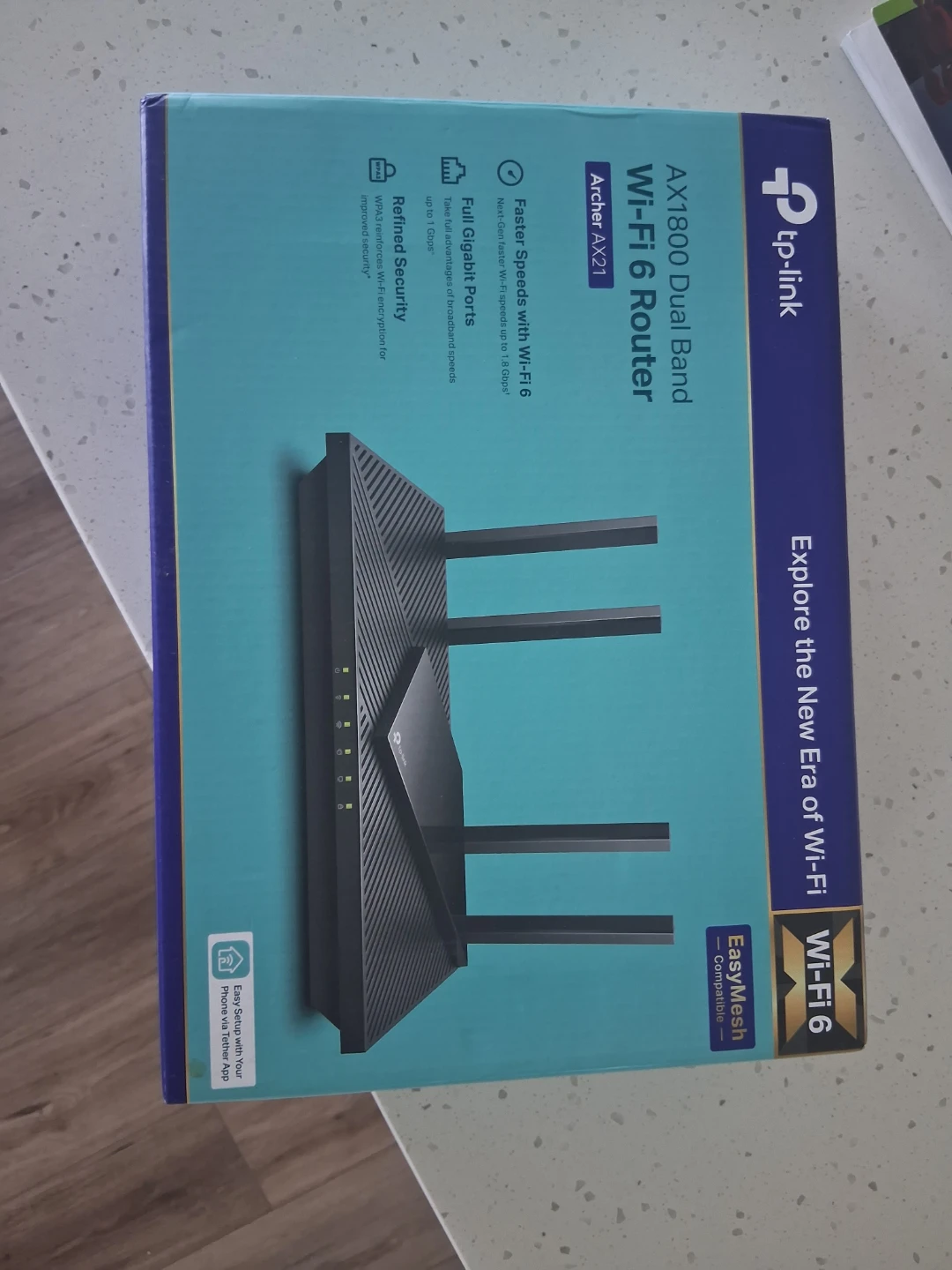 TP-Link AX1800 Dual Band Wi-Fi 6 Router Archer AX21