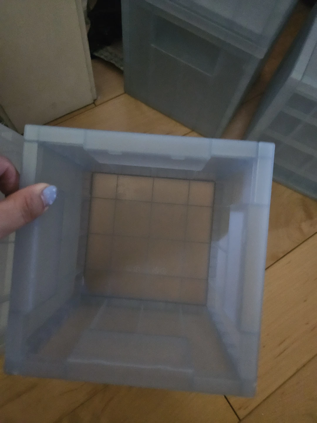 Stackable Storage Bins with Lids - photo 3