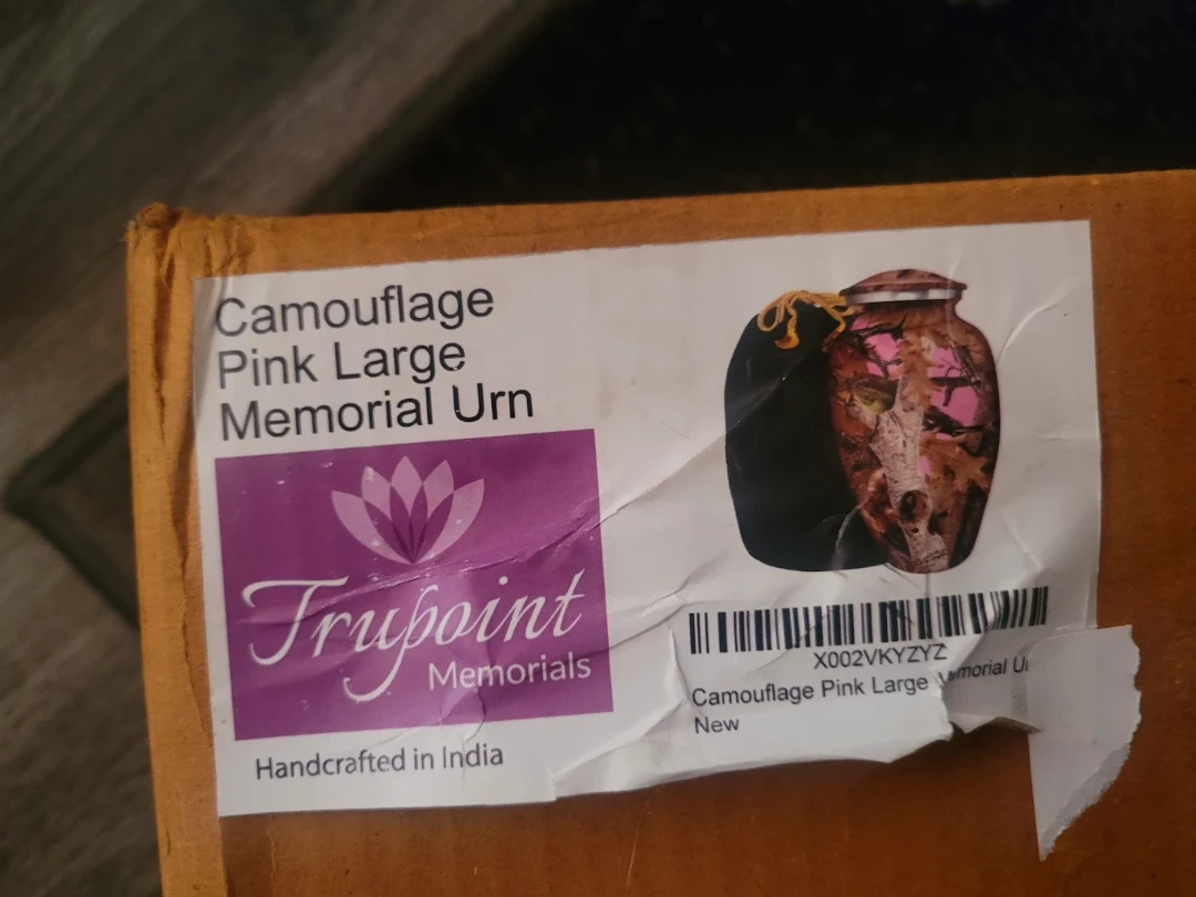New Trupoint Memorials Camouflage Pink Large Memorial Urn - photo 2