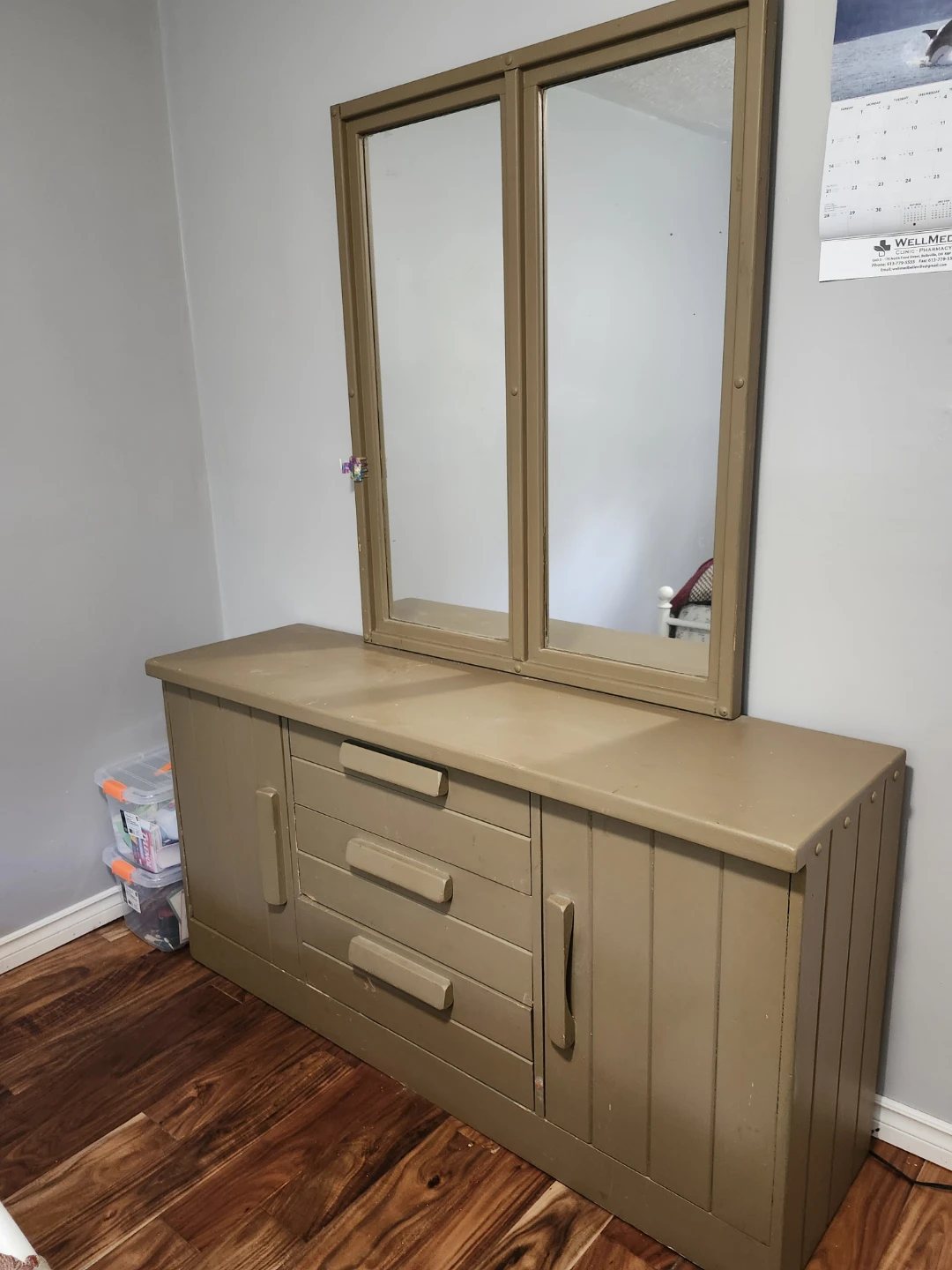 Bedroom Set - Dresser and Upright Dresser