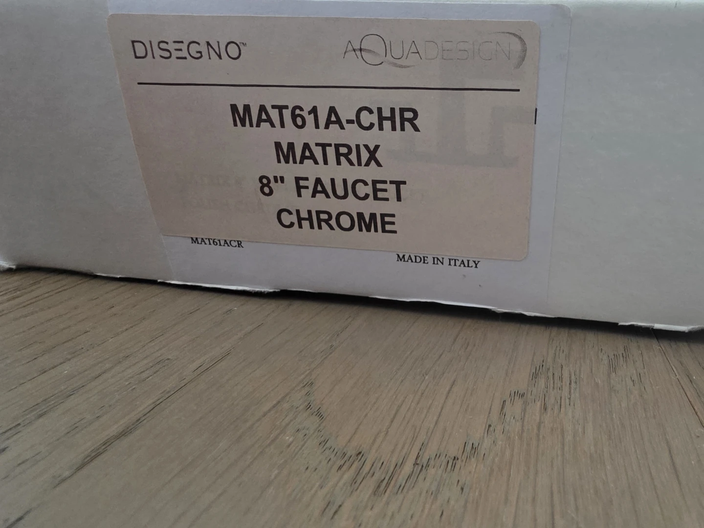 Disegno AquaDesign Matrix 8" Faucet Chrome