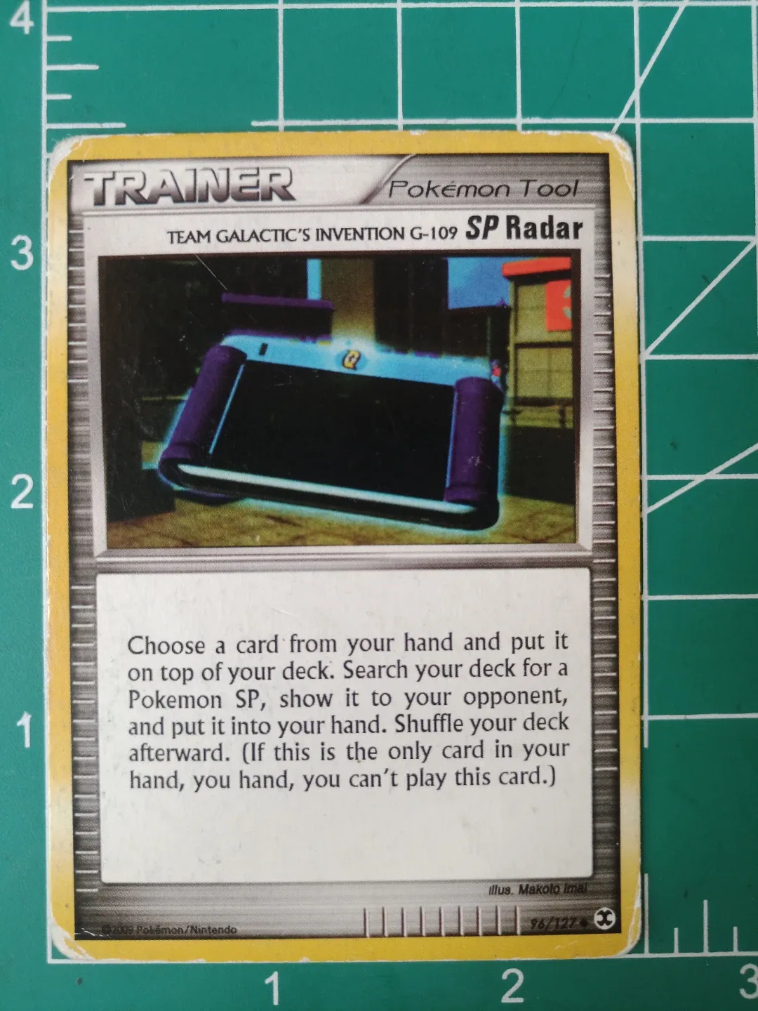 Pokemon Trainer Card - Team Galactic's Invention G-109 SP Radar