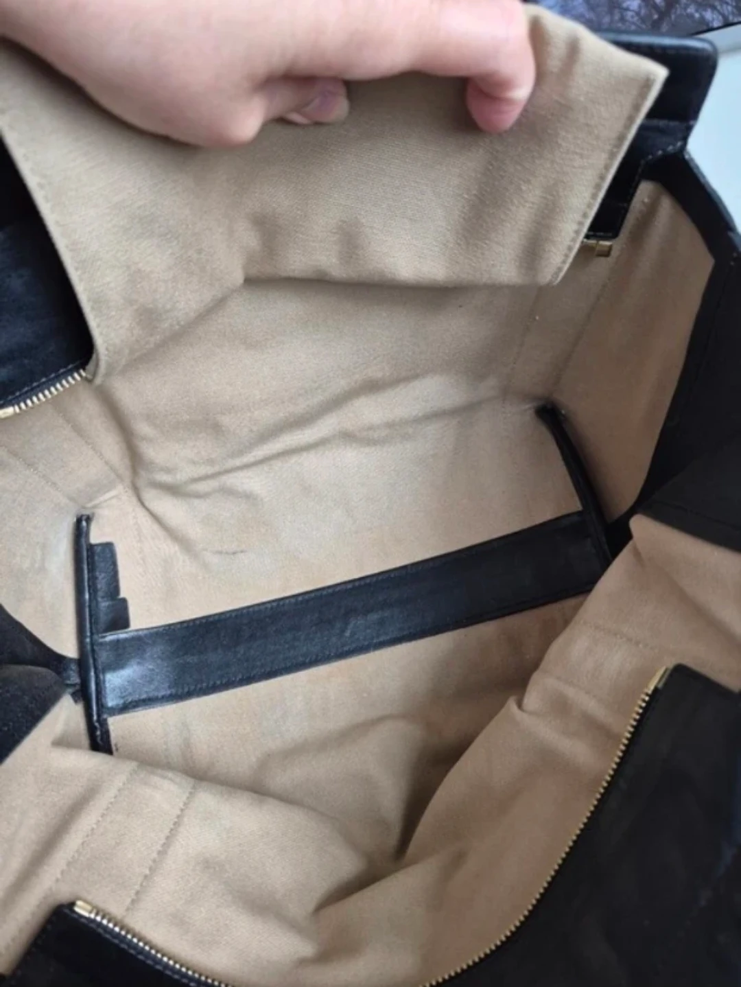 Chloe Two Tone Leather Tote Bag. - photo 4