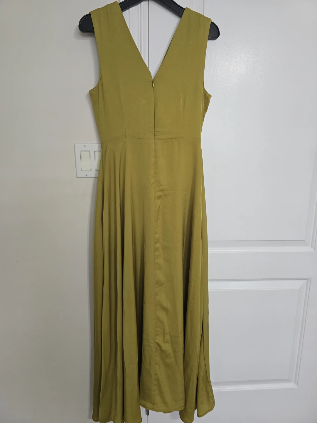 Banana Republic Olive Green Sleeveless Maxi Dress - photo 3