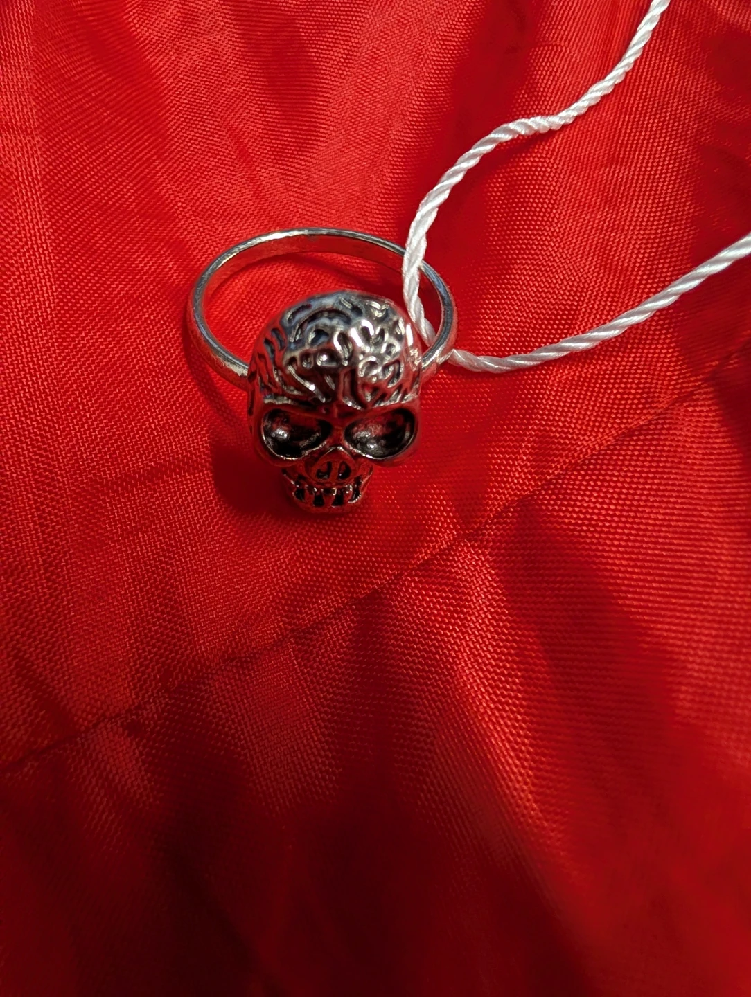 Silver Skull Ring - photo 2