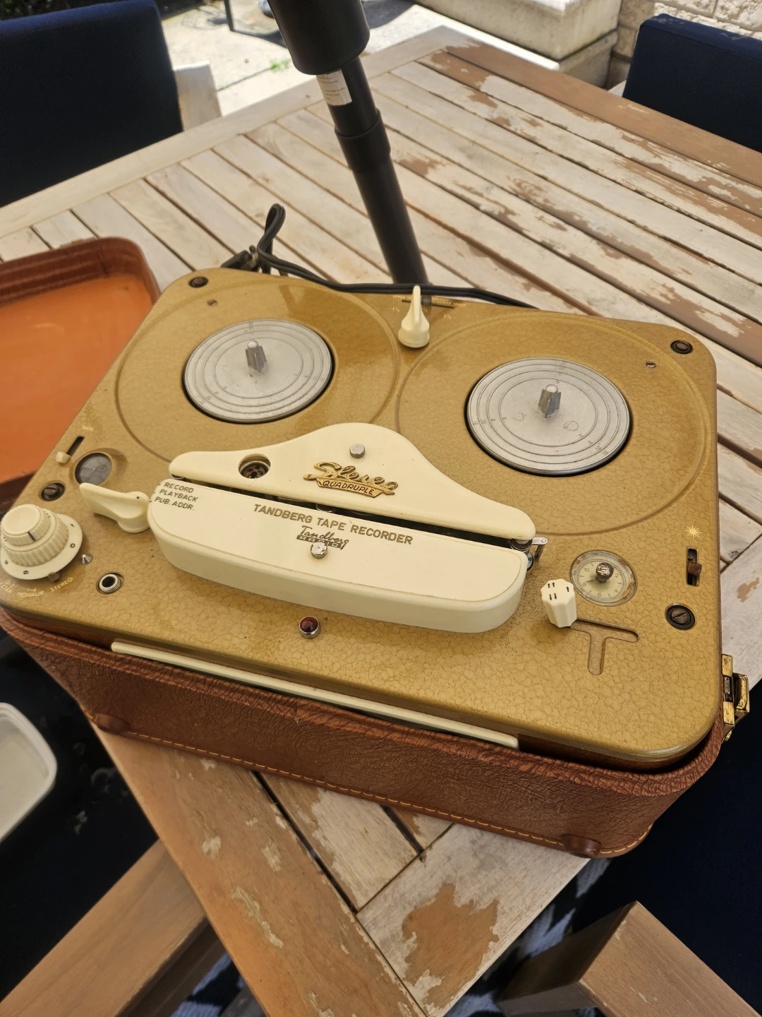 VINTAGE NORWEGIAN TANDBERG REEL TAPE RECORDER