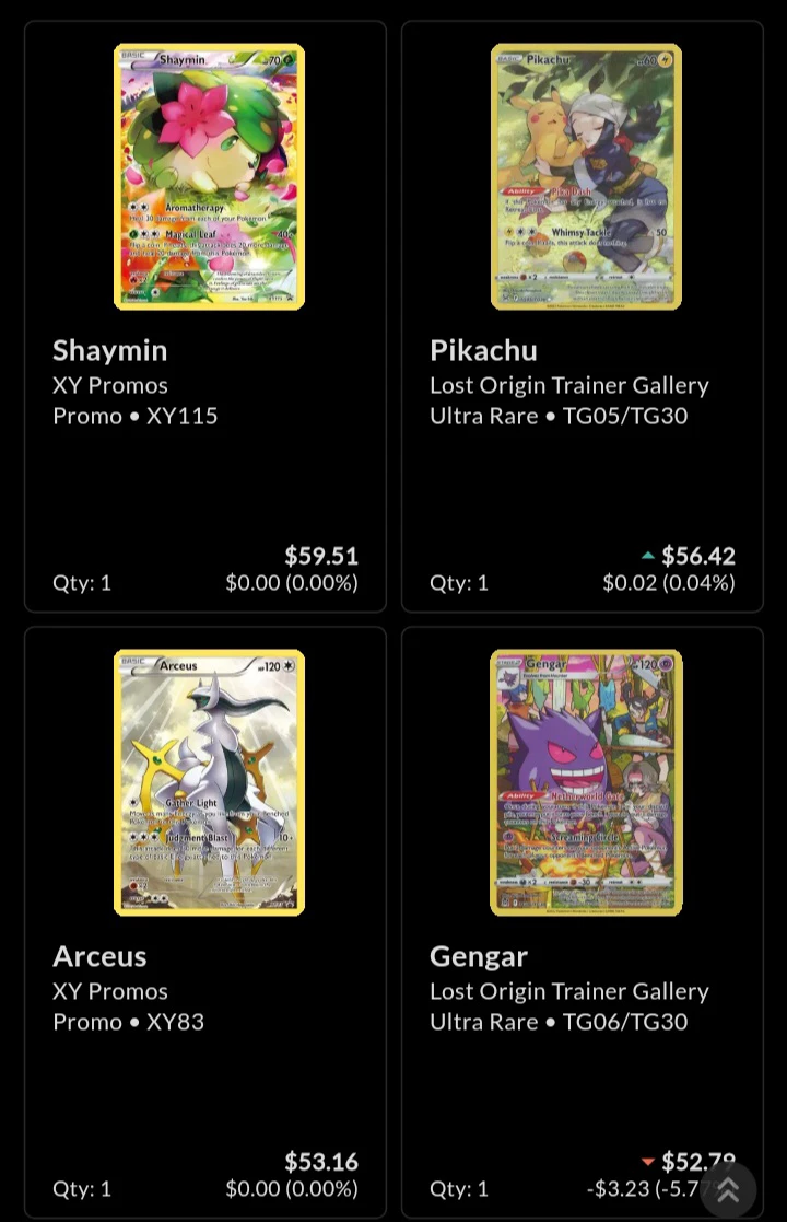 Pokemon Card Collection - Various