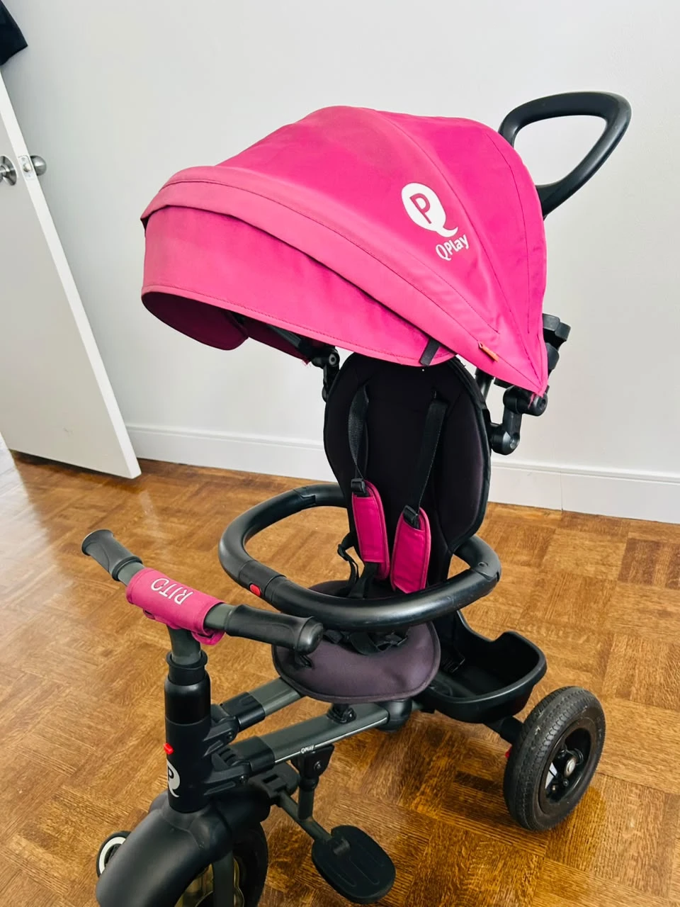 QPlay Pink Tricycle
