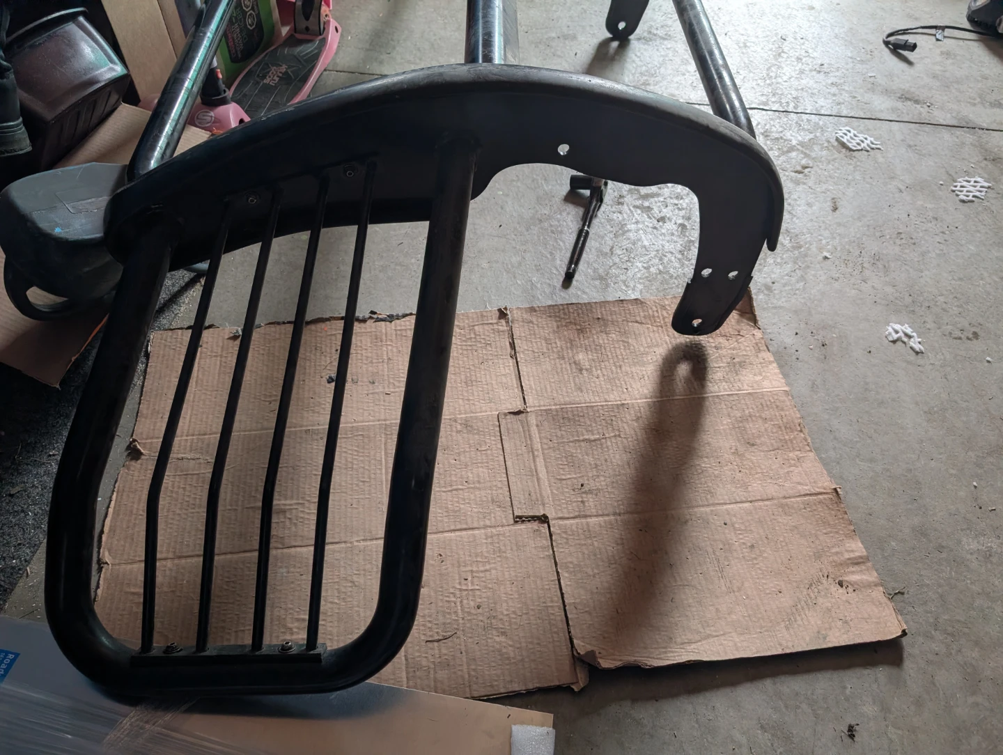 Black Grille Guard with Mounting Brackets - photo 2