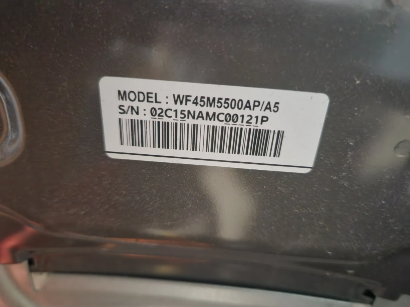 Samsung Front Load Washing Machine - photo 2