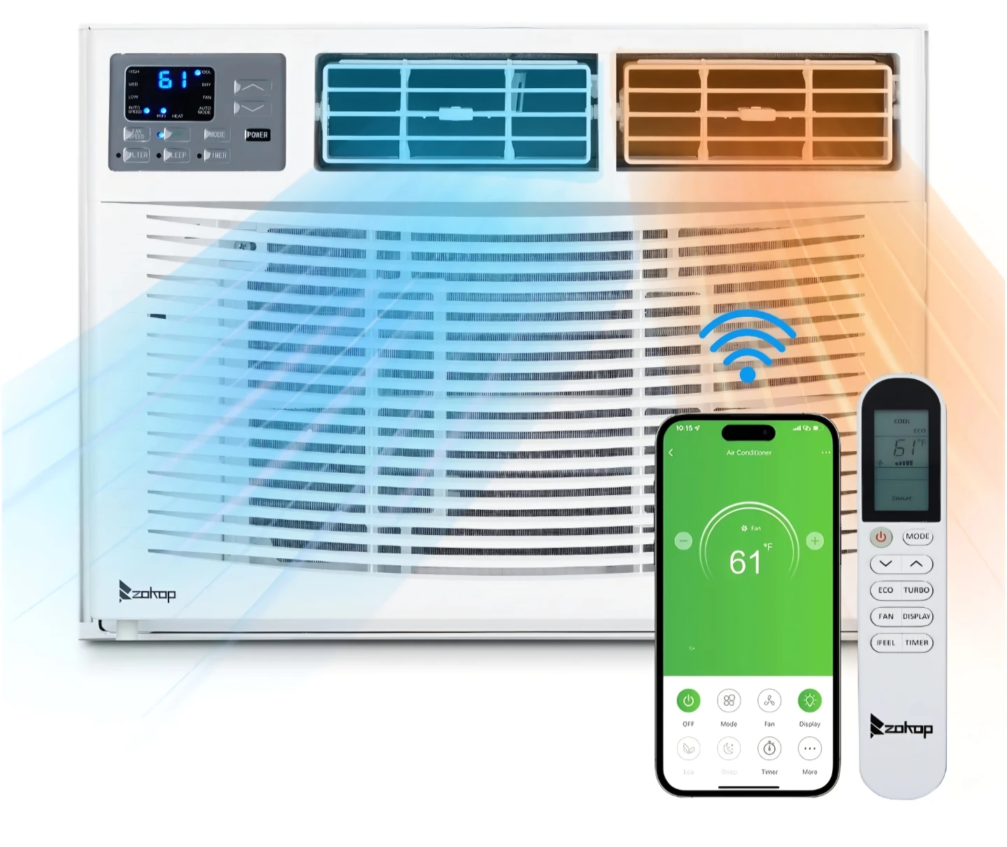 Ktaxon 12000 BTU WiFi Window Air Conditioner