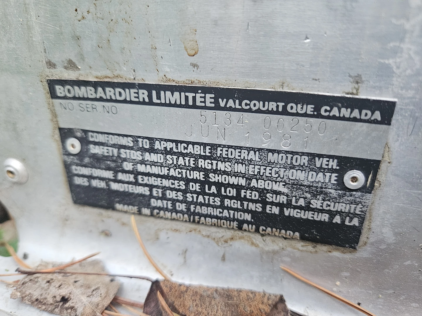 1981 Ski-Doo Citation Snowmobile