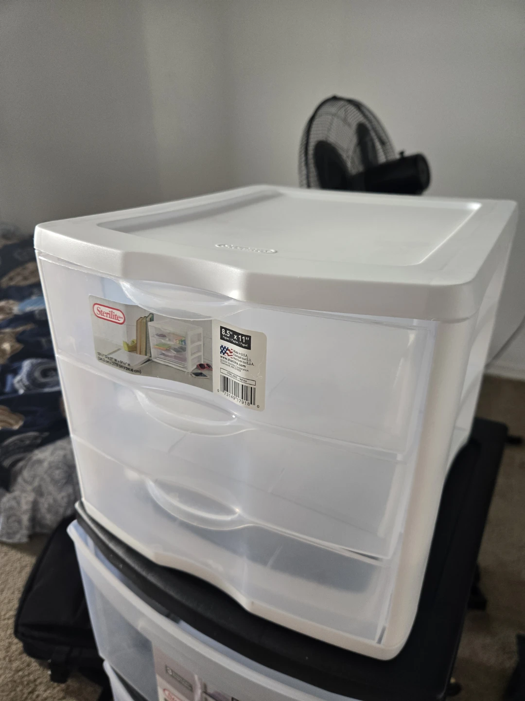 Sterilite 3-Drawer Storage Unit
