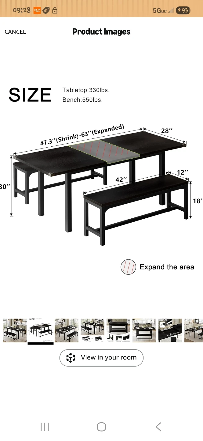 Extendable Dining Table - photo 5