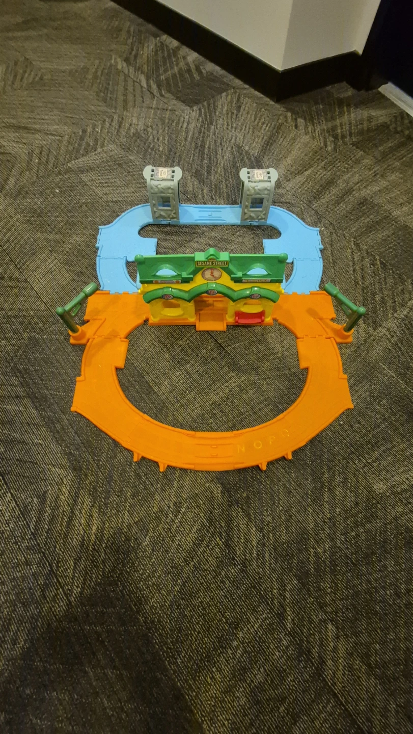 Sesame Street Alphabet Train Station Track Set