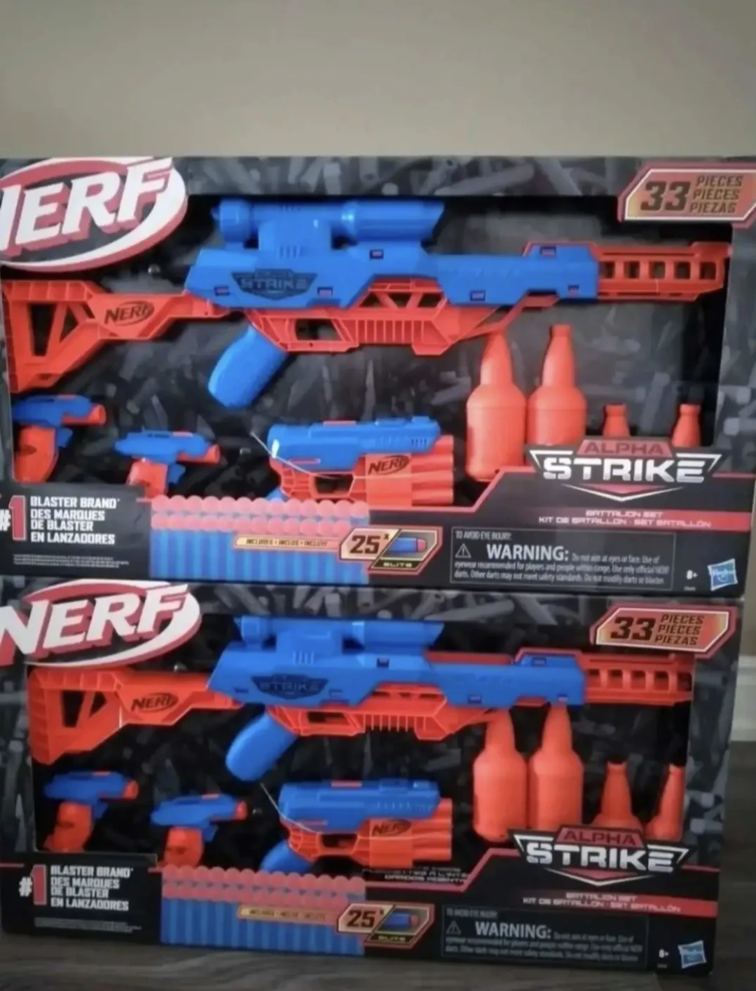 Nerf X2 Alpha Strike Battalion Set Blaster Toy