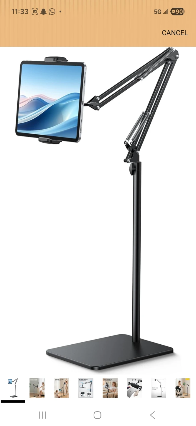 Adjustable Tablet Floor Stand