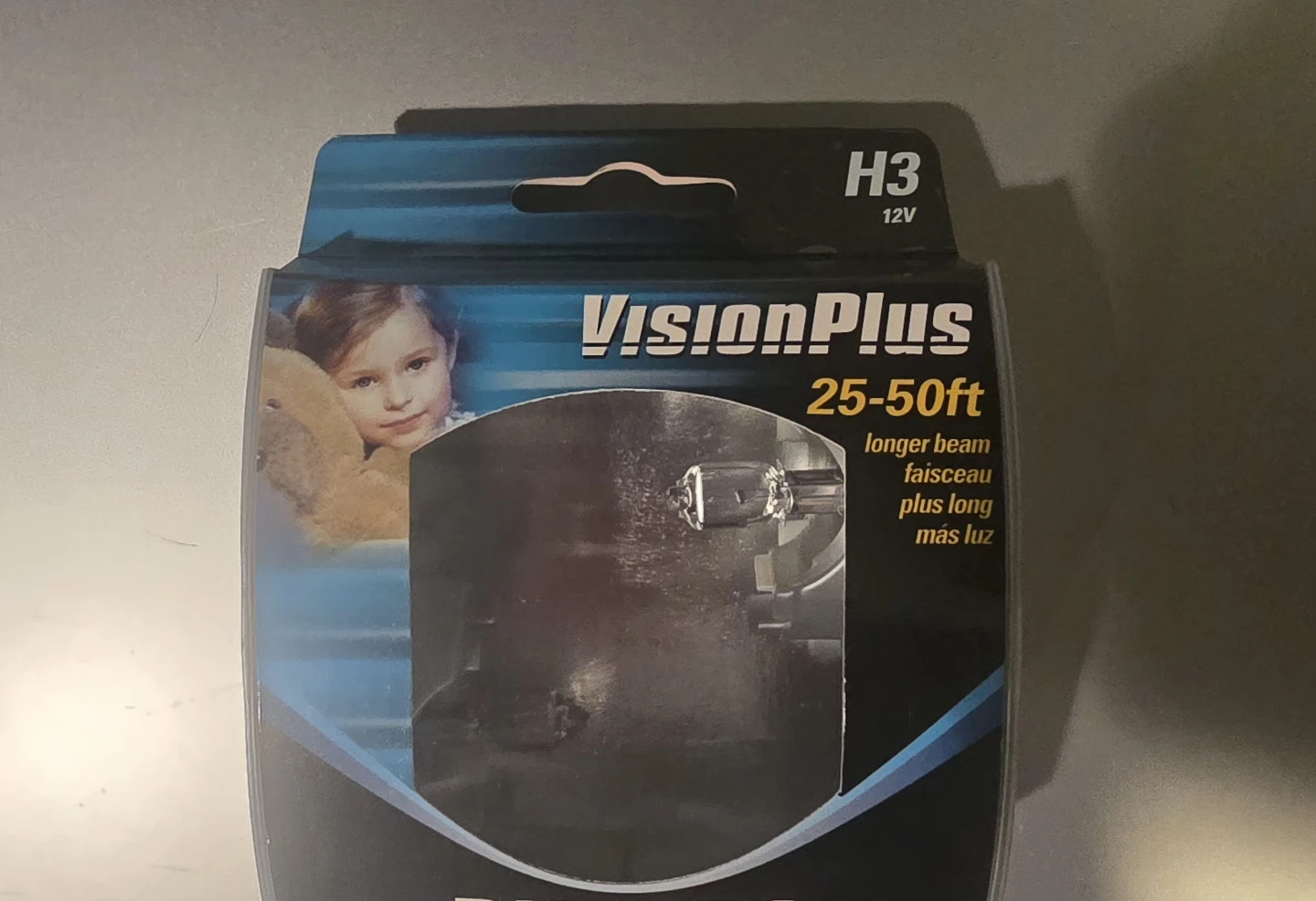 Philips VisionPlus H3 12V Headlight Bulb