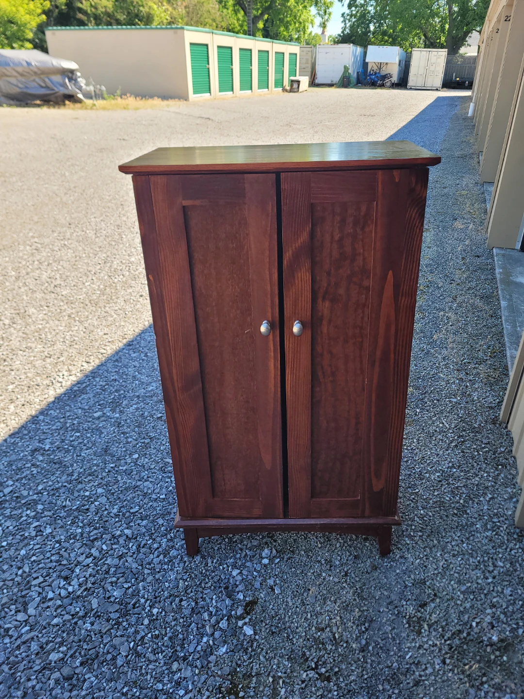 Small wooden  jam cupboard