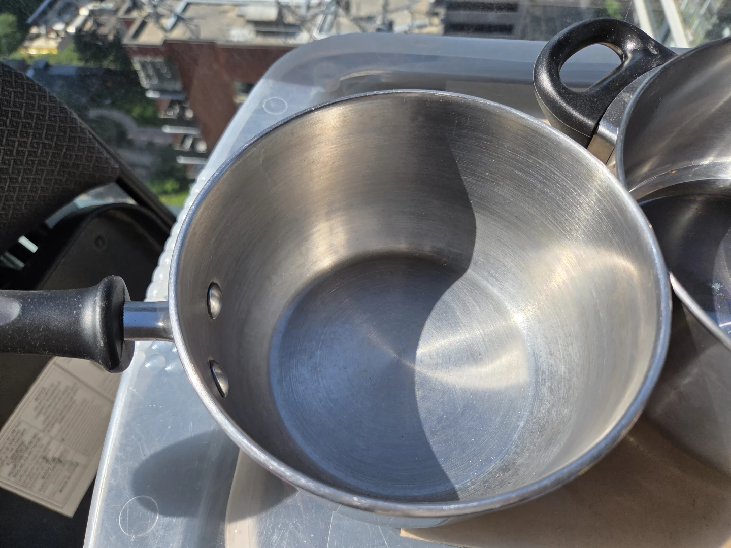 Set of 3 Saucepans - Stainless Steel and Non-stick - photo 5