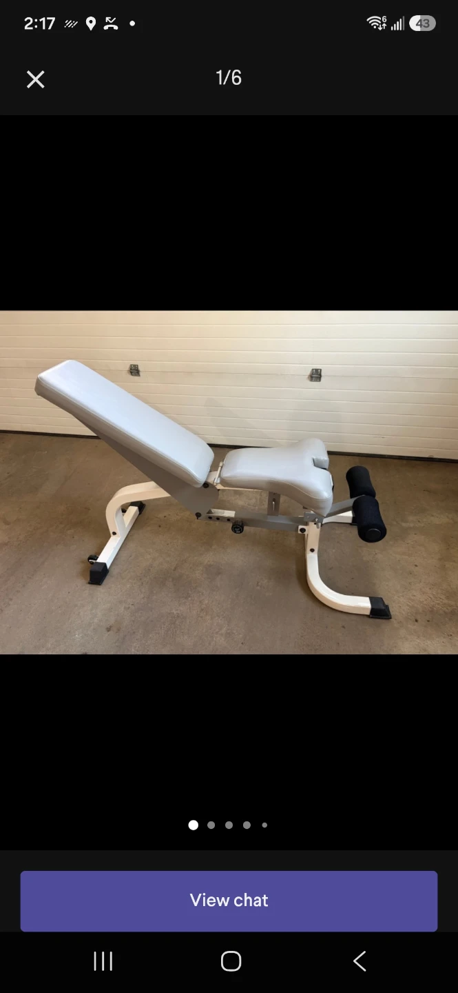TuffStuff Heavy-Duty Adjustable Weight Bench