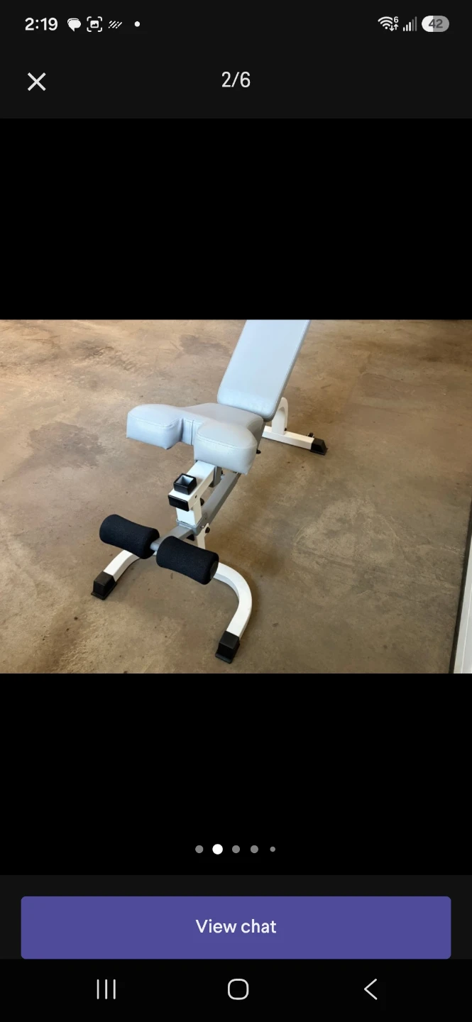 TuffStuff Heavy-Duty Adjustable Weight Bench - photo 2