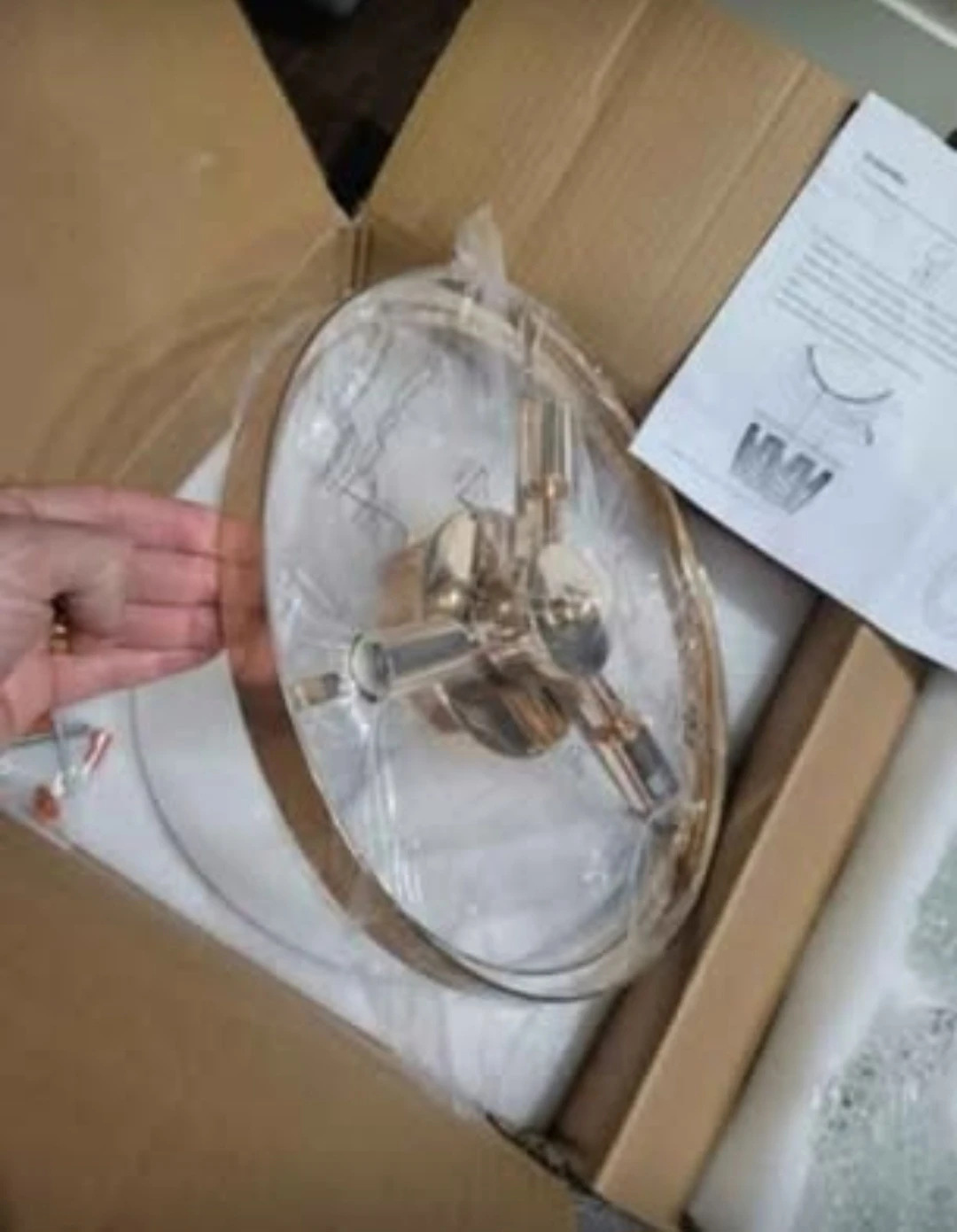 Modern Round Crystal Ceiling Light Fixture - photo 5