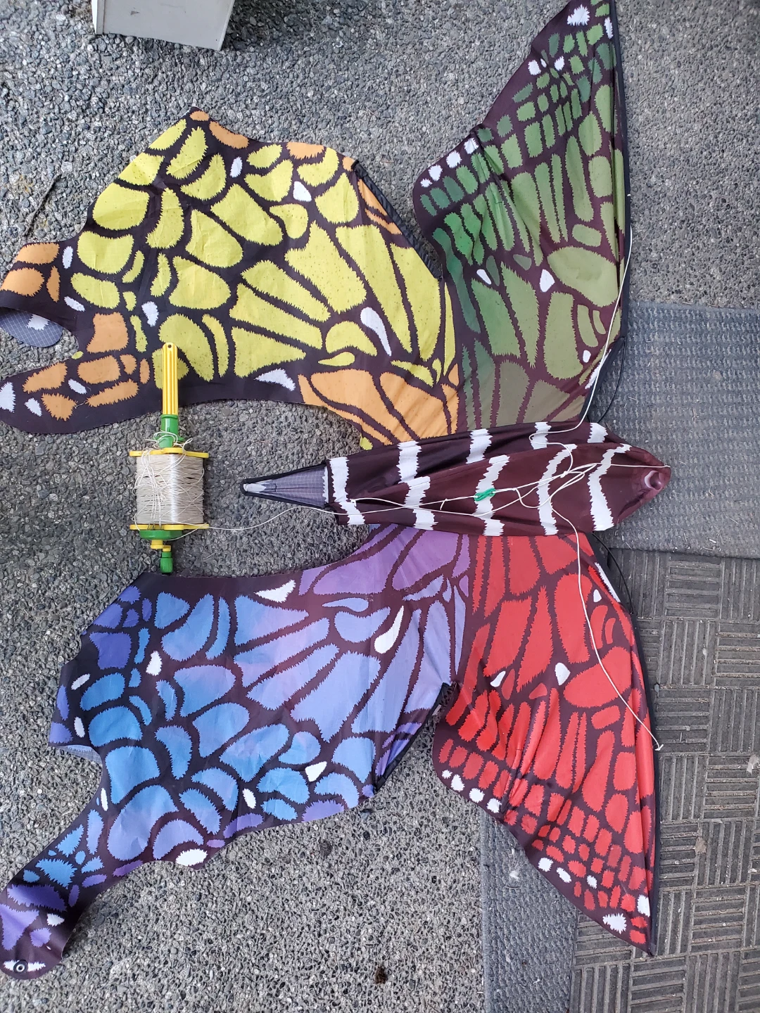 Butterfly Kite with String Spool