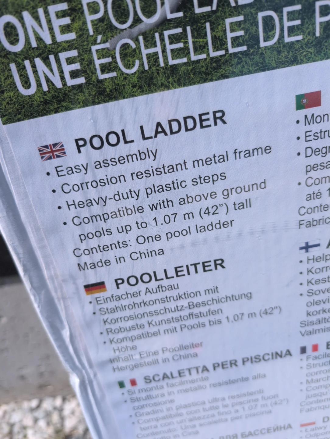 Flowclear 42" Pool Ladder by Bestway - photo 3