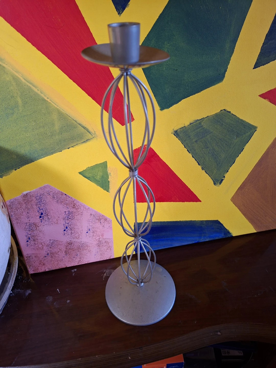 Metal Candlestick Holder