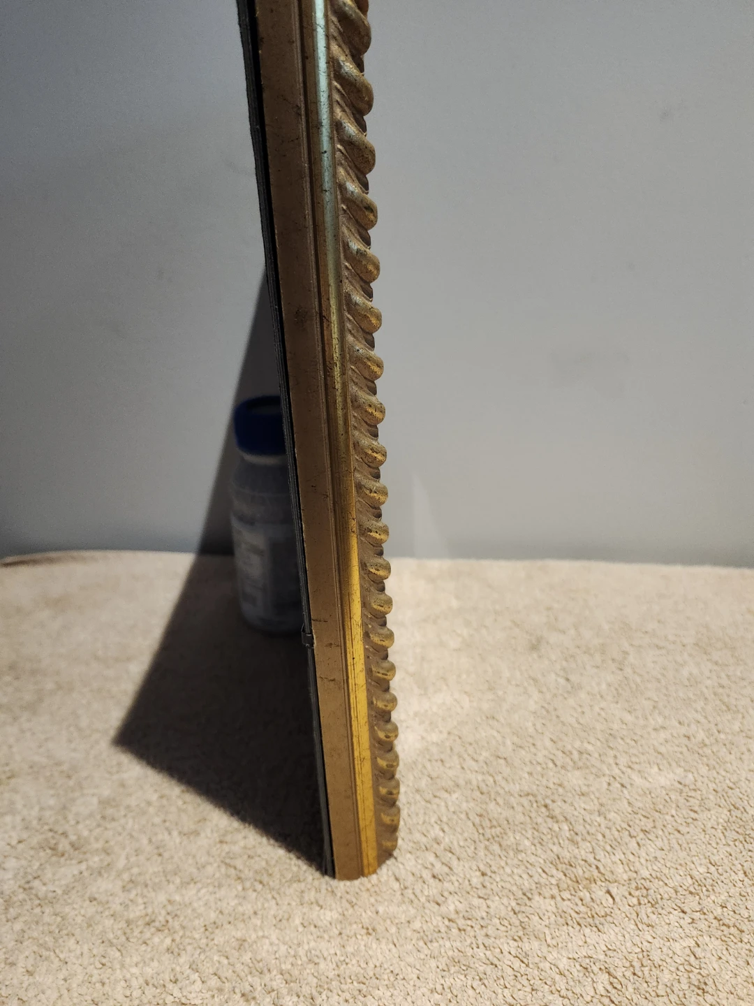 Silver leaf twist picture frame 10"×20" - photo 2