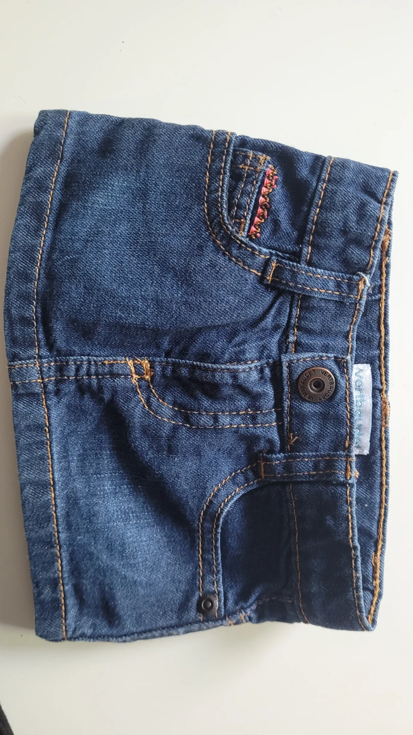 3M Verbaudet baby girl jeans skirt