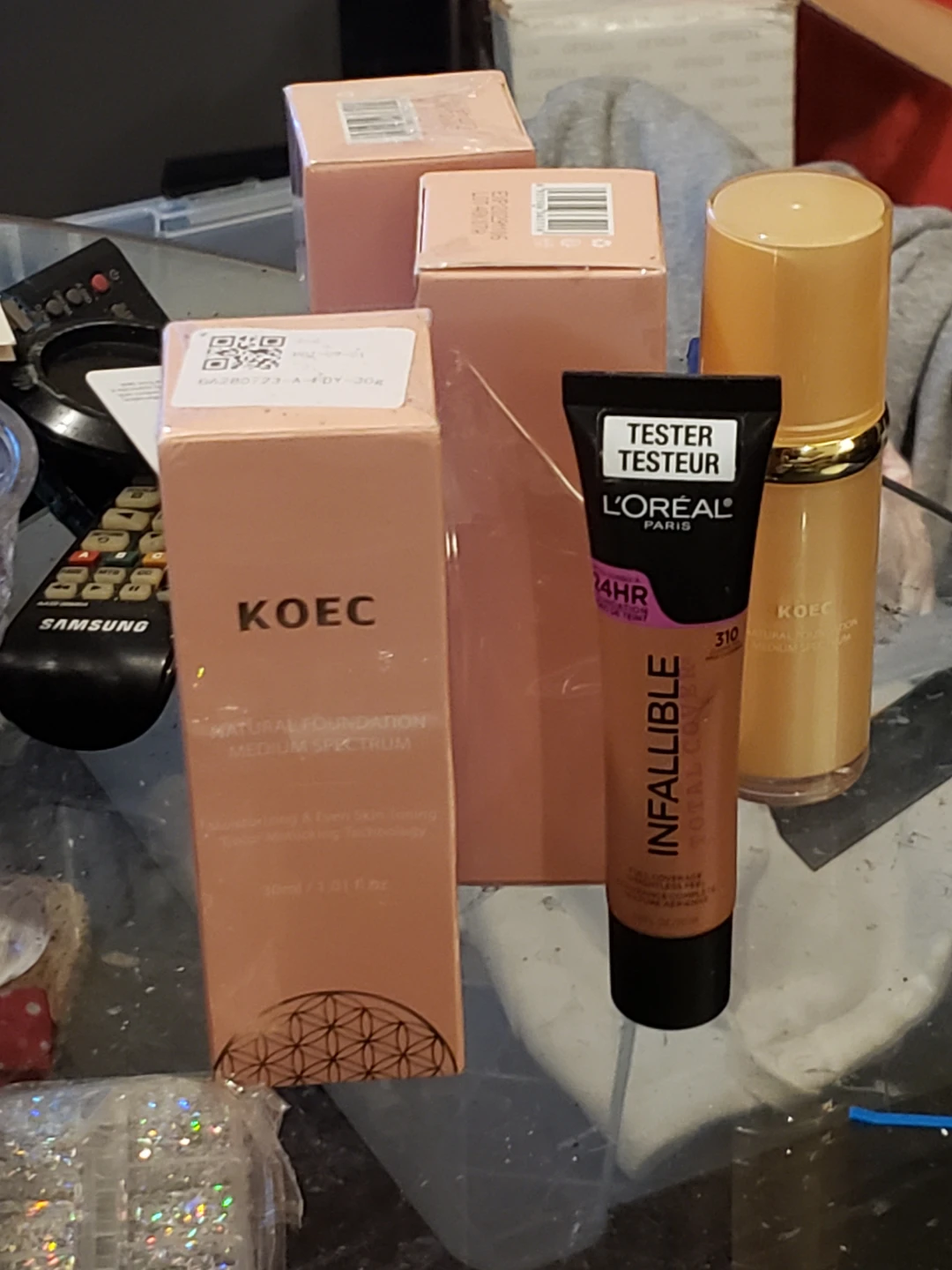 L'Oréal Infallible Foundation & KOEC Natural Foundation