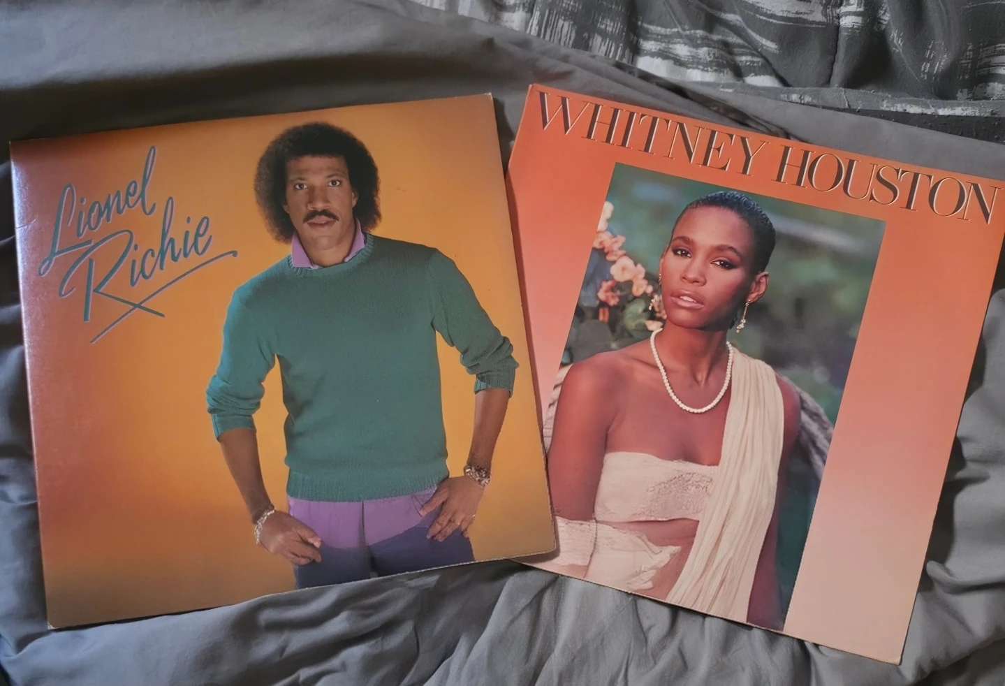 Lionel Richie & Whitney Houston Vinyl Records