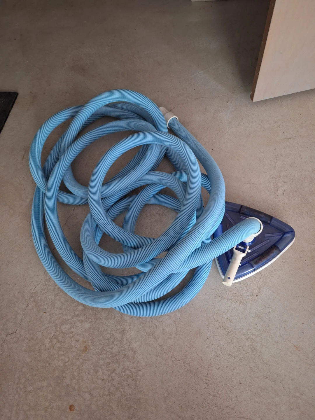 Blue Pool Vacuum Hose with Head