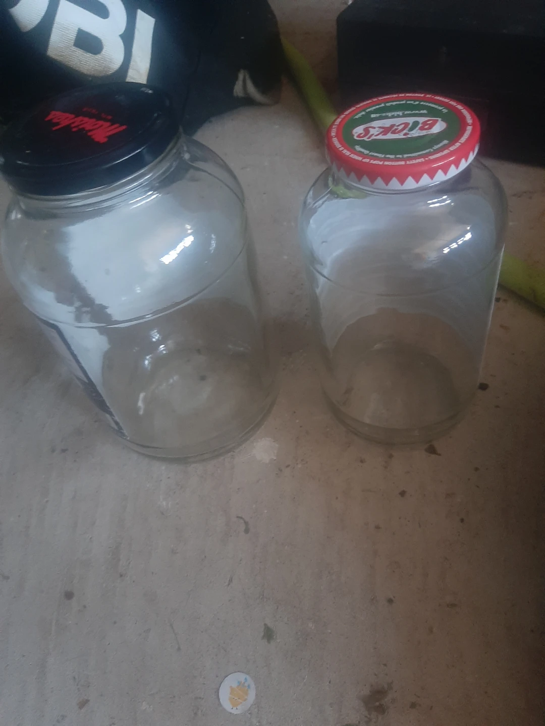 Assorted Glass Jars