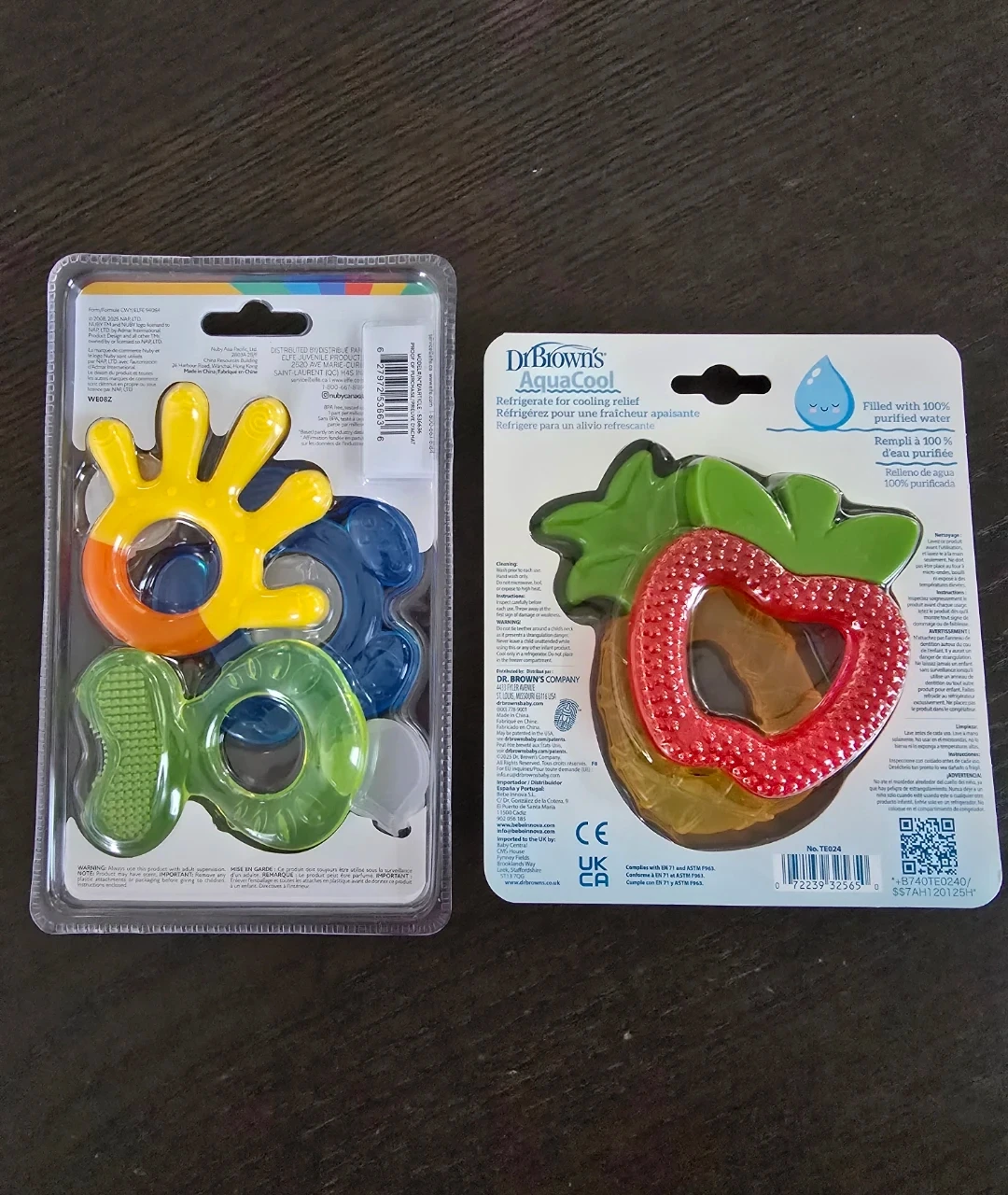 New in Package Nûby & Dr. Brown's Baby Teethers Set - photo 2